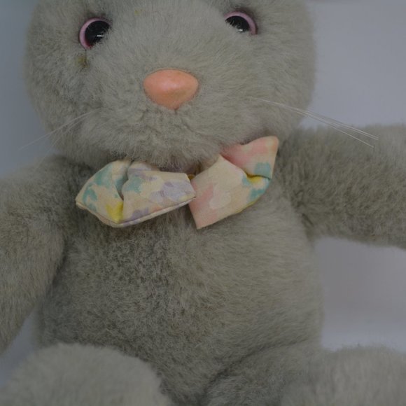 VTG Dakin Musical Bunny Rabbit Peter Cottontail Song Plush Pull Toy Lovey 1991 - Picture 3 of 9